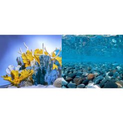 River Rock/Coral Bliss Aquarium Backgrounds