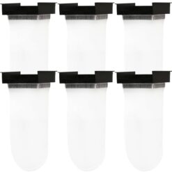 NUVO Aquarium Filter Sock w/ Holder - Midsize (6 Pack)