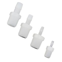 Ozone Resistant Kynar Straight Male NPT x Barb