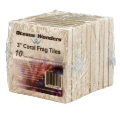 3" Oceans Wonders Coral Frag Tiles - 10 Pack