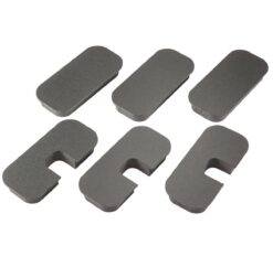 Aquarium Controller Board Small Cord Cutout Plugs - Black