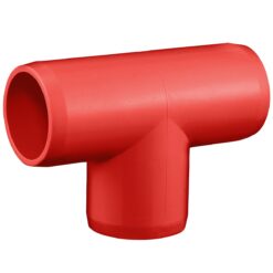 1/2" Red Furniture Grade Tee Fitting Slip X Slip X Slip
