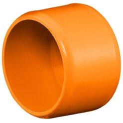 1" Orange Furniture Grade PVC End Cap