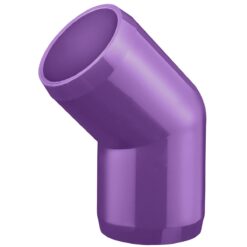 1" Violet Furniture Grade 45° Elbow Fitting Slip X Slip