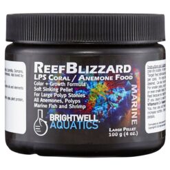 100g ReefBlizzard-LP - Xtreme Color Soft Sinking Pellet - Brightwell Aquatics