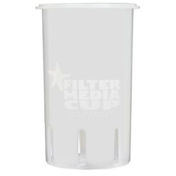 High Flow Flexible Filter Media Cup - 4 inch - Sea Foam White - Media Cup